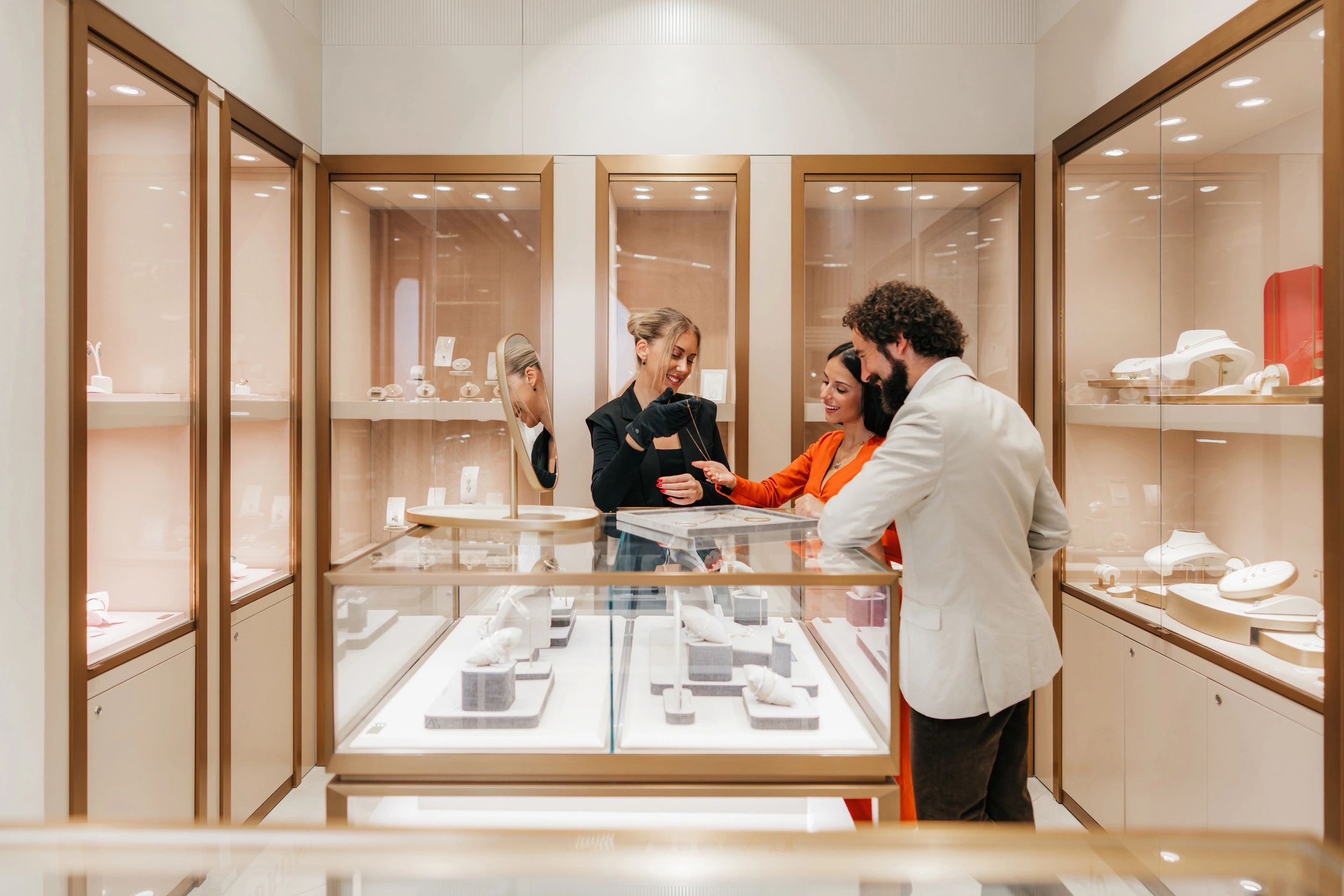 luxury jewelry team professional